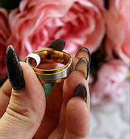 Чоловіче кільце з комбінованої медичної сталі
, 7 мм, розмір 21