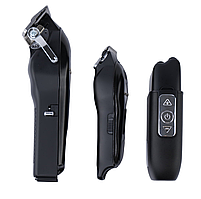Комбо-набір Hots Professional Set Black (Машинка + тример + шейвер) (HP973-BLK), фото 5