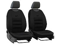 Накидки чехлы на передние сиденья SEAT EXEO 2008-2013 Pok-ter PsT комбинированные с черной вставкой