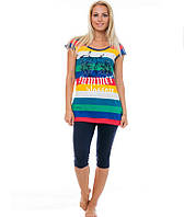 Женский комплект оптом (туника + бриджи), костюм женский для дома р.M L XL