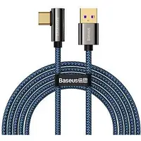 Игровой кабель Baseus Legend Elbow Fast Charging Data Cable Type-C - USB быстрая зарядка 66W 2м CATCS-C01 L Г