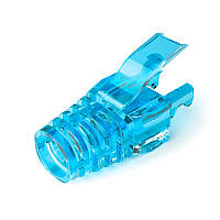 Колпачок изолирующий PiPo RJ-45 Cat.5/Cat.6 (100 шт/уп.), Transparent-blue h