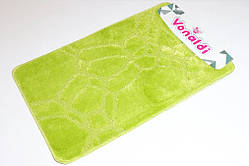 Килимки для ванної та туалету салатовий виробництво Туреччина 80 х 50 см