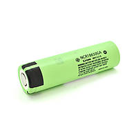 Акумулятор 18650 Li-Ion Panasonic NCR18650GA, 3500mAh, 10A, 4.2/3.6/2.5V, Green p