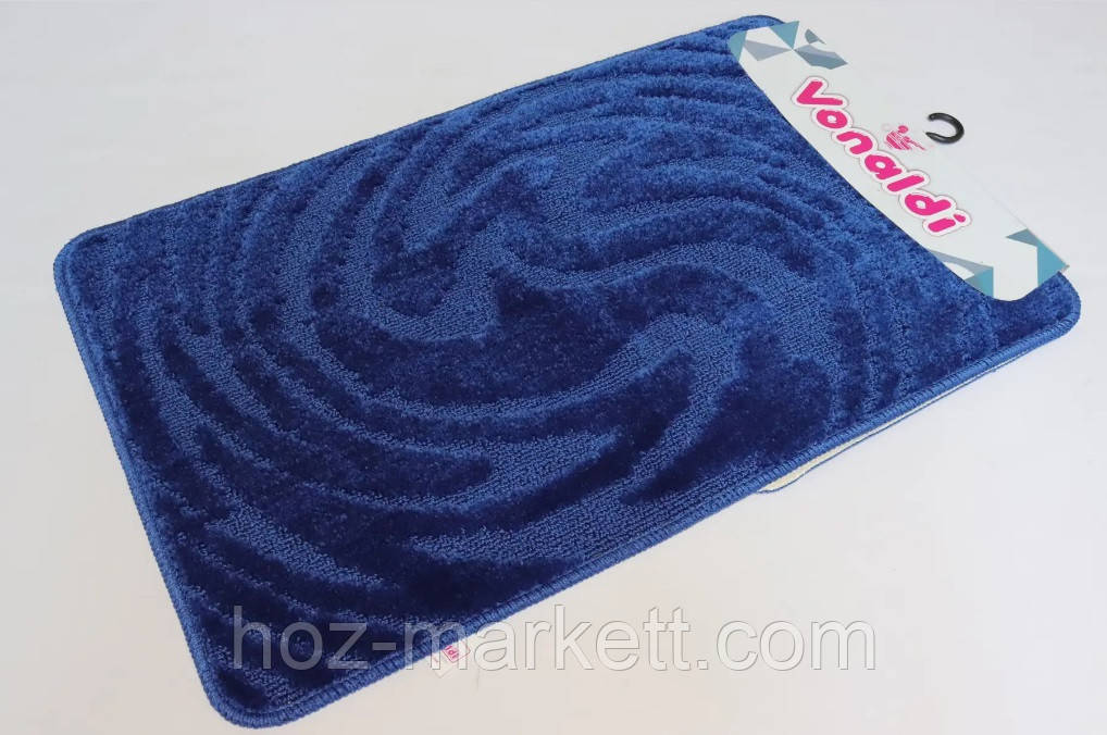 Килимок у ванну блакитний 100 х 60 виробництво Туреччина, фото 1