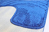 Килимок у ванну блакитний 100 х 60 виробництво Туреччина, фото 2