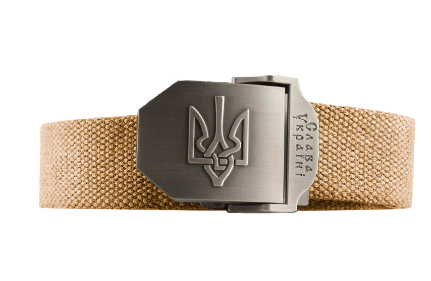 Ремінь СЛАВА УКРАЇНІ Coyote брючний койот, фото 1