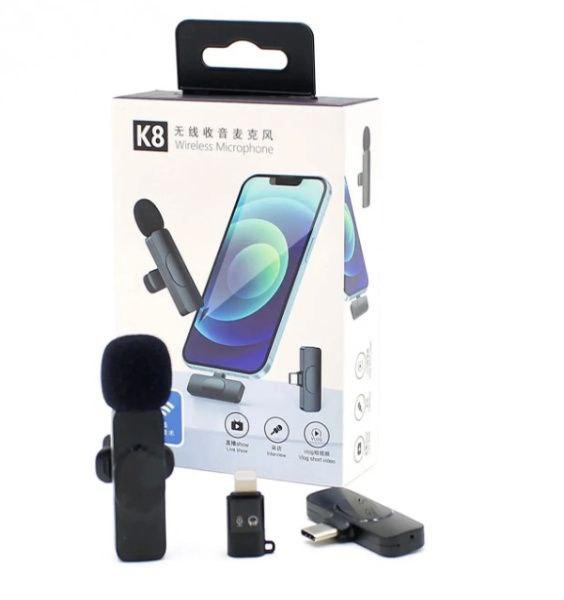 Комплект портативних мікрофонів  K8 TC+IOS