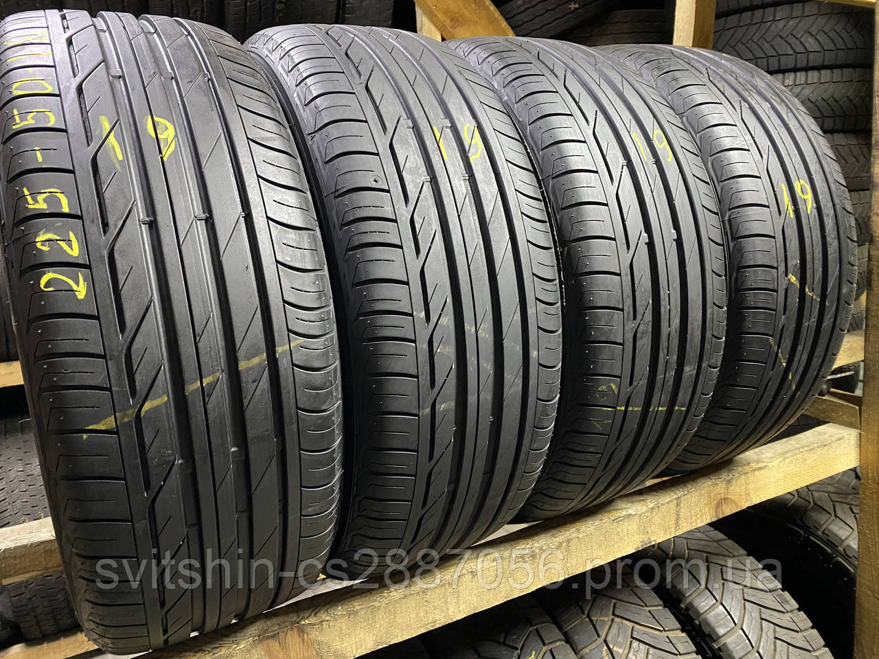 Шини Літо 225/50R18 Bridgestone Turanza T001 7мм 2019рік, фото 1