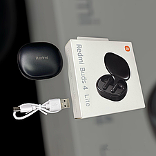 Bluetooth навушники Redmi Buds 4 Lite для Xiaomi Black, фото 4