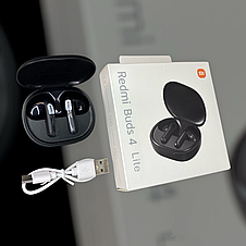 Bluetooth навушники Redmi Buds 4 Lite для Xiaomi Black, фото 3