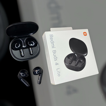Bluetooth навушники Redmi Buds 4 Lite для Xiaomi Black, фото 1