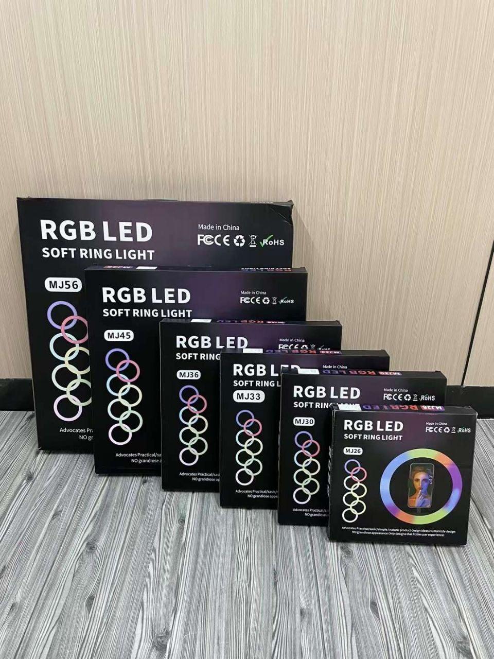Кільцева світлодіодна RGB Led Лампа з зажимом для телефона
