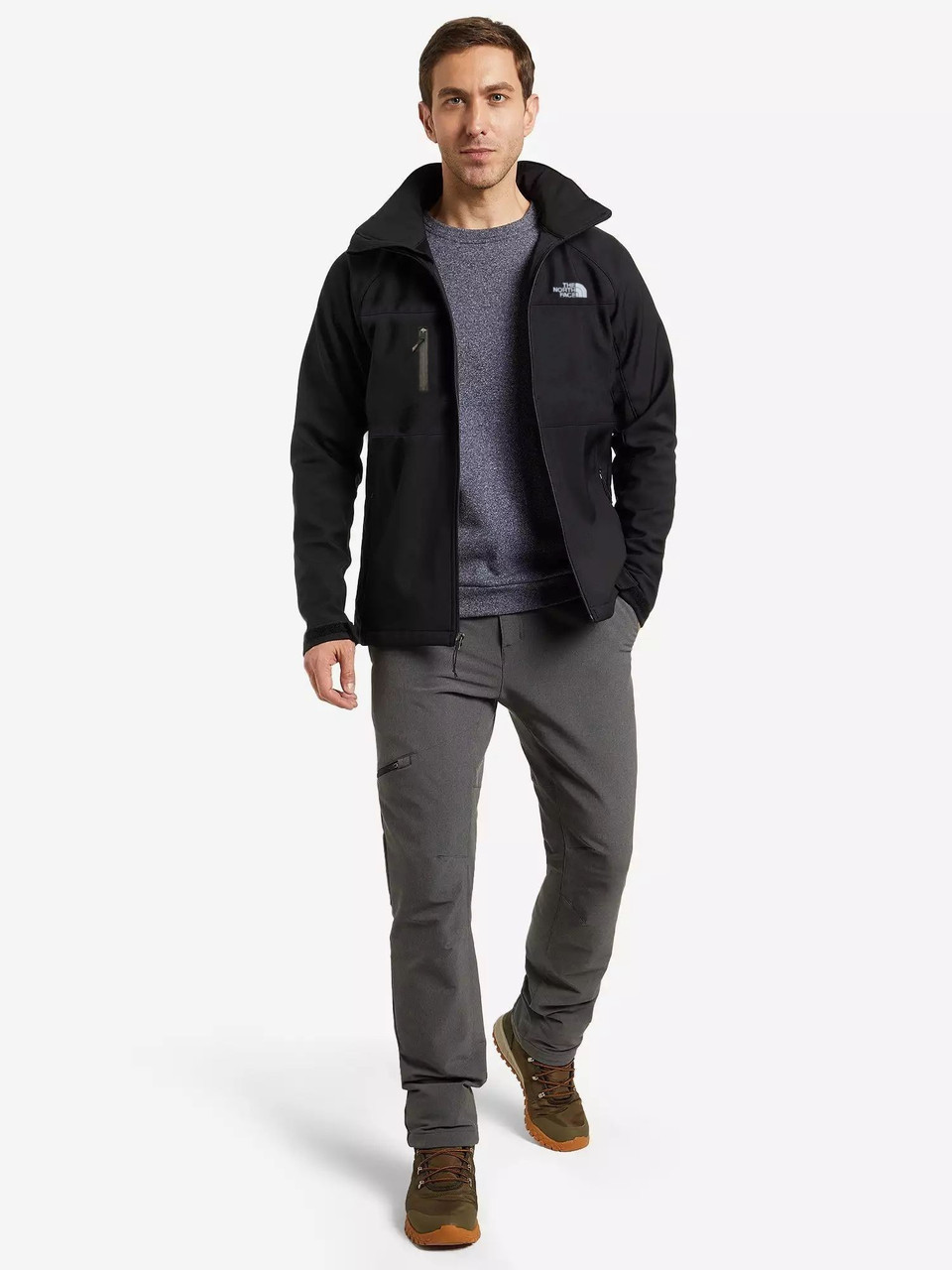 Чоловіча батальна вітровка The North Face Antora Jacket Windstopper