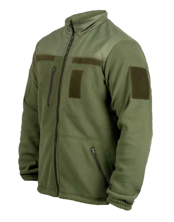 Тактична флісова кофта SARMAT arm olive FLEECE 280 гр/м олива WinTac, фото 1