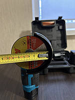 Акумуляторна мініболгарка в кейсі 12v 1,5 Ah два акумулятори, подвійного диска, фото 6