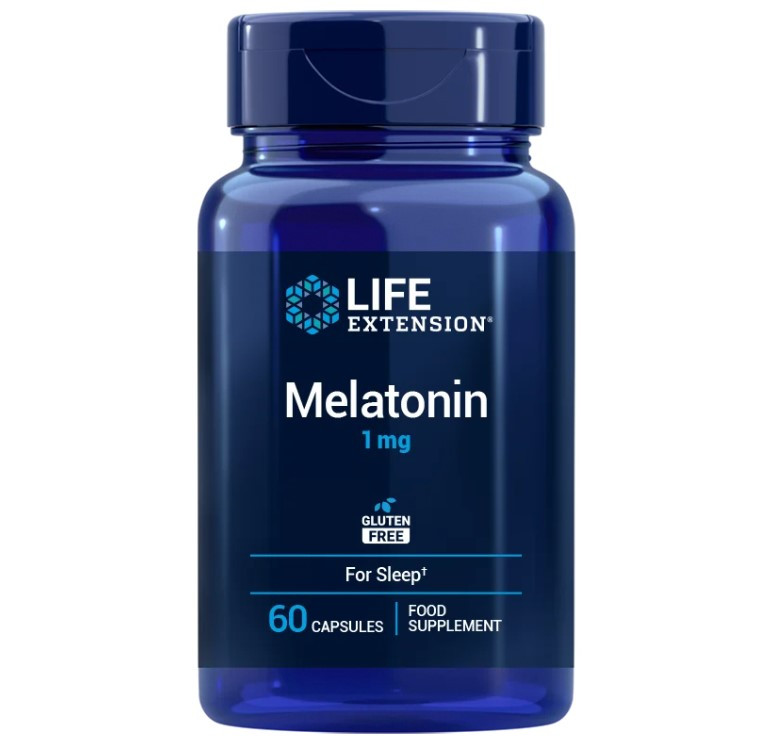Life Extension Melatonin / Мелатонін 1 мг 60 капсул