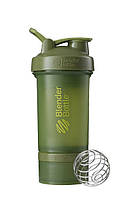 Шейкер BlenderBottle ProStak 22oz/650ml з 2-ма контейнерами MossGreen