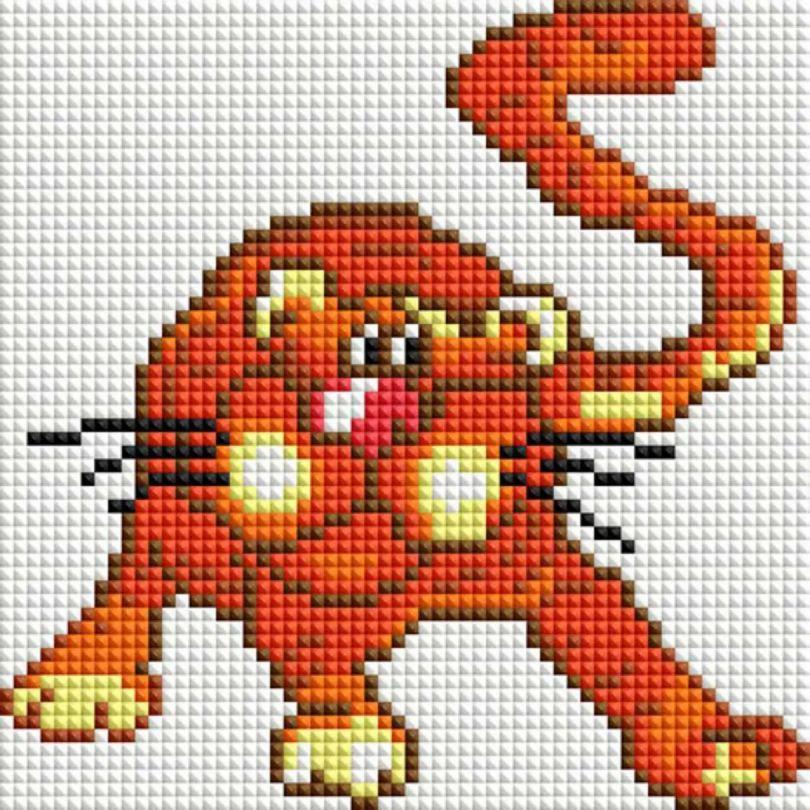 Картина стразами ColorArt Тигреня (CLR-PP1109) 15 х 15 см (Без підрамника), фото 1