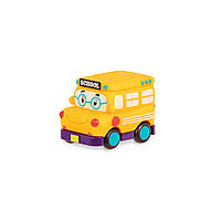 Машинка инерционная серии "забавный автопарк" - школьный автобус