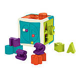 Розвивальна іграшка-сортер — розумний куб (12 форм), фото 6