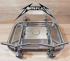 Люк прямокутний нержавіюча сталь 535х410х65 під тиск AISI 304