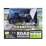 Автомобіль off-road crawler на р/к — rock sport (чорний, акум. 3,6v, метал. корпус, 1:20), фото 3