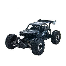 Автомобіль off-road crawler на р/у – speed king (чорний металік метал. корпус, акум. 6v, 1:14)