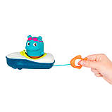 Іграшка для ванни — бегемотик плюх, фото 3
