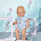 Одяг для ляльки baby born — боді s2 (блакитне), фото 4