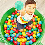 Набір іграшок — різнобарвні кульки (для сухого басейну, 100 шт.), фото 5