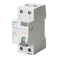 Устройство защитного отключения (УЗО) Siemens RCCB 1+N 40А 30MA 230V 2TE тип АС (5SV4314-0)