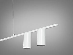 Люстра-підвіс біла металева на 4 плафони GU10 132х90 см, фото 2