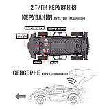 Автомобіль gesture sensing на р/к і на сенсорному керуванні — dizzy (червоний, акум.3,7v, 1:16), фото 10