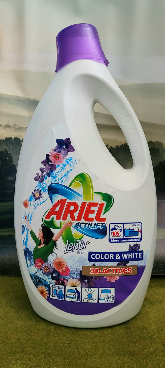 Гель для прання Ariel Actilift + Lenor 5,775 л