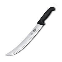 Нож кухонный Victorinox Fibrox Butcher для мяса 31 см Black Vx57323.31