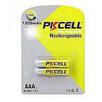 Аккумулятор PKCELL 1.2V AAA 1200mAh NiMH Rechargeable Battery, 2 штуки в блистере цена за блистер, Q12 b