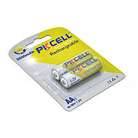 Аккумулятор PKCELL 1.2V AA 2600mAh NiMH Rechargeable Battery, 2 штуки в блистере цена за блистер, Q12 b