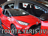 Дефлектори вікон / вітровики Toyota Yaris 2019+ 5D (вставні, 4шт) (Heko)