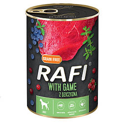 Rafi (Рафі) Dog Adult with Game - Вологий корм для собак з дичиною, лохиной та журавлиной 400 гр