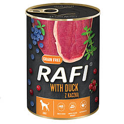 Rafi (Рафі) Dog Adult with Duck - Вологий корм для собак з качкою, лохиной та журавлиной 400 гр