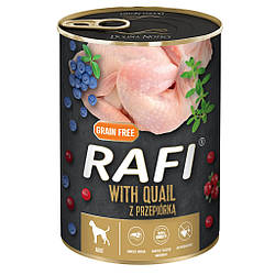 Rafi (Рафі) Dog Adult with Quail - Вологий корм для собак з перепілкою, лохиной та журавлиной 800 гр