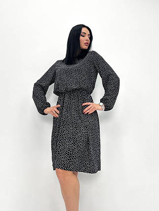 Жіноча сукня в горошок з довгим рукавом "Virginia", фото 1