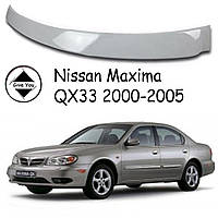 Козырек заднего стекла Nissan Maxima QX33 2000-2005 Ниссан Максима Дефлектор заднего стекла стеклопластик