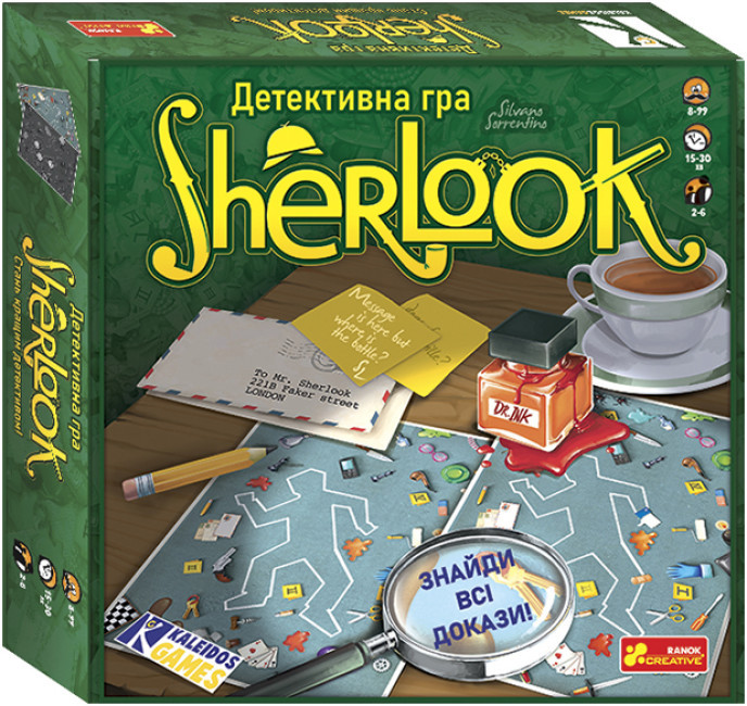 Настільна детективна гра Sherlook Шерлок, фото 1