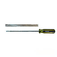Отвертка DAYU D112-12 плоская, 39см, пластиковая ручка, магнитный наконечник (6738)