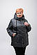 Жіноча якісна куртка деммі великих розмірів.Новинка-2025. - фото 4 - id-p2096167195