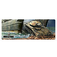 Коврик 300*700 тканевой World of Tanks-57, толщина 2 мм, OEM i