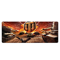 Коврик 300*700 тканевой World of Tanks-37, толщина 2 мм, OEM i