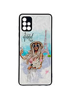 Чехол Prisma для телефона Samsung Galaxy A51 / A515 бампер рисунок lady Paris